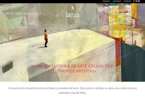Diseño web para galerias de arte